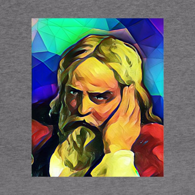 Snorri Sturluson Colourful Portrait | Snorri Sturluson Artwork 7 by JustLit